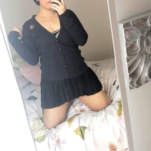 Abercrombie Preppy School Crest Knit Cardigan